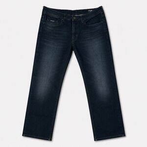 Buffalo David Bitton Ash-X Skinny Stretch Jeans Mens 34x30 Dark Wash Denim